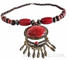 Indian ethnic necklace - click here for large view